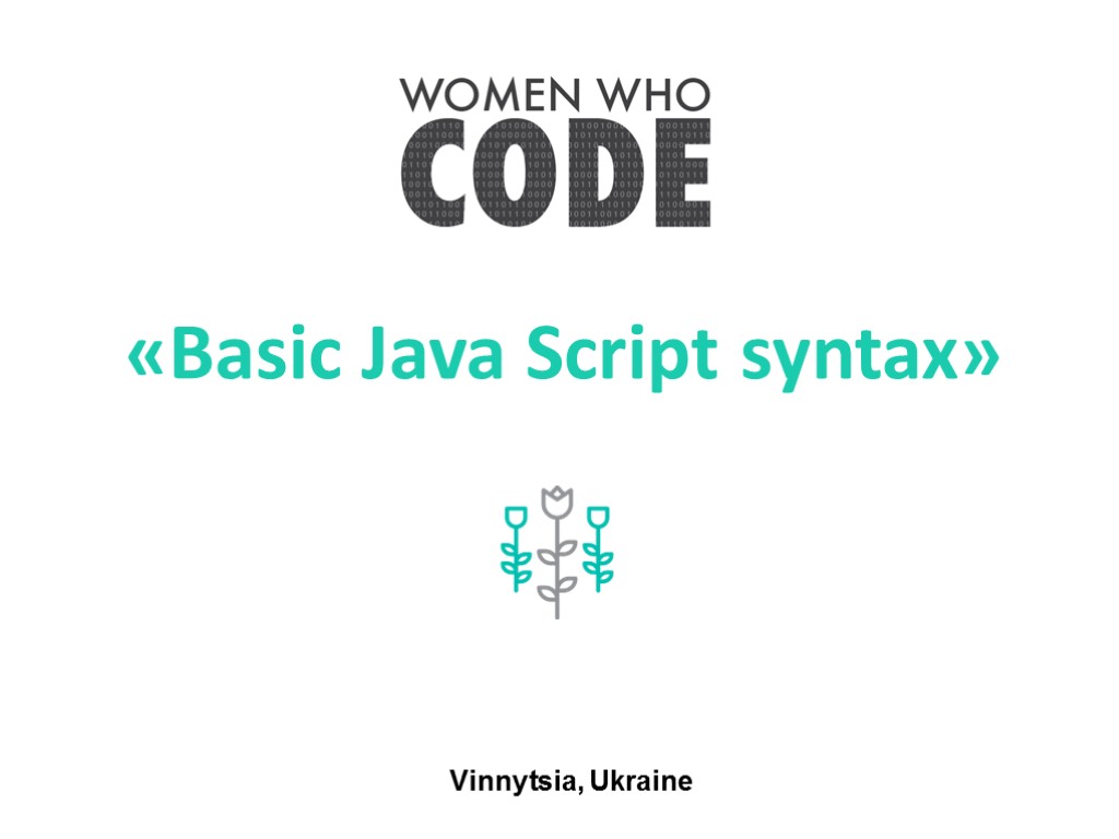 «Basic Java Script syntax» Vinnytsia, Ukraine